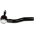 TO92161PR Front, Driver Side, Outer Tie Rod End, MAS Series