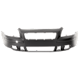 Front Primed Bumper Cover, Without Headlight Washer Holes