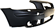 Front Primed Bumper Cover, With Headlight Washer Holes