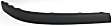 Front, Passenger Side, Outer Bumper Trim, Black, Side Bumper Molding
