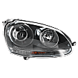 Passenger Side Headlight, without Bulb, HID/Xenon, Clear Lens