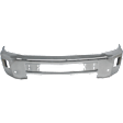 2015-2019 Chevrolet Silverado 2500 HD - Front Bumper, Chrome, With Fog Light Holes, With Parking Aid Sensor Holes, Without Mounting Brackets