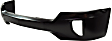 Front Bumper, Paintable, With Fog Light Holes, With Impact Bar Skid Plate, Without Mounting Brackets