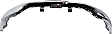 2016-2018 Chevrolet Silverado 1500 - Front Bumper, Chrome, Without Fog Light Holes, Without Impact Bar Skid Plate, Without Mounting Brackets