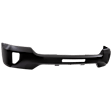 Front Bumper, Paintable, With Fog Light Holes, With Impact Bar Skid Plate, Without Mounting Brackets