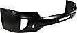 Front Bumper, Paintable, With Fog Light Holes, With Impact Bar Skid Plate, Without Mounting Brackets