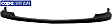 2014 Chevrolet Silverado 1500 LT - Front, Upper Textured Bumper Cover, CAPA Certified