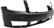 Front Primed Bumper Cover, With Parking Aid Sensor Holes, For Models Without Off Road Package, CAPA Certified