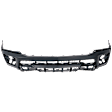 Front Bumper Cover, Primed, Without Tow Hook Hole, CAPA Certified