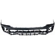Front Bumper Cover, Primed, With Tow Hook Hole, CAPA Certified