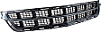 2013 Cadillac ATS - Front, Center Bumper Grille, For Models With Park Assist System, Black