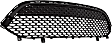 Front Bumper Grille, Textured Black