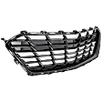 Front Bumper Grille, Black, LT Model