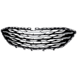 2020 Chevrolet Malibu LT - Lower Bumper Grille, Black, CAPA Certified