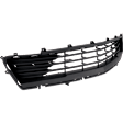 Lower Bumper Grille, Black CAPA Certified