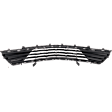 Lower Bumper Grille, Black CAPA Certified