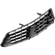 Front, Center Bumper Grille, For Models With Auto Park Assist, Without Night Vision