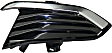 Front, Driver Side Bumper Grille, Black