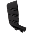 Front, Driver Side, Outer Bumper Trim, Textured Black