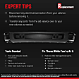 Front, Lower Valance, Bumper Cover, Textured, CAPA Certified