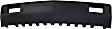 Front Bumper Trim, Primed, with Tow Hook Holes, For Models without Impact Bar Skid Plate