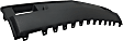 Front Bumper Trim, Primed, with Tow Hook Holes, For Models without Impact Bar Skid Plate