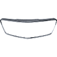 2015-2018 Cadillac CTS - Grille Trim Center, Black Chrome