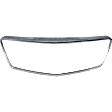 2015-2018 Cadillac CTS - Grille Trim Center, Black Chrome