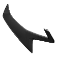 Grille Trim, Passenger Side, Black