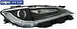 2016-2017 Chrysler 200 - Passenger Side Headlight, with Bulb, Halogen, LX Model, without Daytime Running Light, CAPA Certified