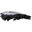 2016-2017 Chrysler 200 - Passenger Side Headlight, with Bulb, Halogen, LX Model, without Daytime Running Light, CAPA Certified