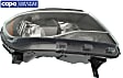 Passenger Side Halogen Headlight, With bulb(s), OE Replacement, CAPA Certified
