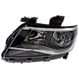Driver Side Halogen Headlight, With bulb(s), OE Replacement, CAPA Certified