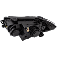 Passenger Side Headlight, with Bulb, Halogen, Hatchback/(Sedan, LTZ Models without Dust Package), Clear Lens, Black Interior, with Chrome Bezel, CAPA CERTIFIED