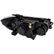 Driver Side Headlight, with Bulb, Halogen, Hatchback/(Sedan, LTZ Models without Dust Package), Clear Lens, Black Interior, with Chrome Bezel, CAPA CERTIFIED