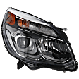 Passenger Side Headlight, with Bulb, Halogen, Clear Lens, CAPA Certified