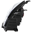 Passenger Side Headlight, with Bulb, Halogen, Clear Lens, CAPA Certified