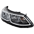Passenger Side Headlight, with Bulb, Halogen, Clear Lens