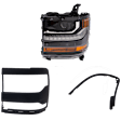 2018 Chevrolet Silverado 1500 - Driver Side HID/Xenon Headlight, With bulb(s), For Models Without LED Headlights, OE Replacement, CAPA Certified