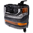 2018 Chevrolet Silverado 1500 - Driver Side HID/Xenon Headlight, With bulb(s), For Models Without LED Headlights, OE Replacement, CAPA Certified