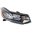Passenger Side Halogen Headlight, With bulb(s), OE Replacement,, CAPA Certified