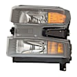 Driver Side Headlight, with Bulb, Halogen, Clear Lens, CAPA CERTIFIED