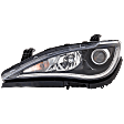 Driver Side Halogen Headlight, with Bulb, Chrome Interior, For Models with Quad Lamps, CAPA Certified