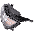 Driver Side Halogen Headlight, With bulb(s), OE Replacement