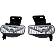 Driver and Passenger Sides Fog Lights, with Bulbs, Halogen