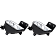 Driver and Passenger Sides Fog Lights, with Bulbs, Halogen