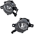 Front, Driver and Passenger Side Fog Light, With Bulb, Halogen