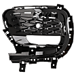 Front, Driver Side Fog Light Cover, Black
