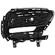 Front, Driver Side Fog Light Cover, Black