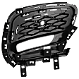 Front, Driver Side Fog Light Cover, Black